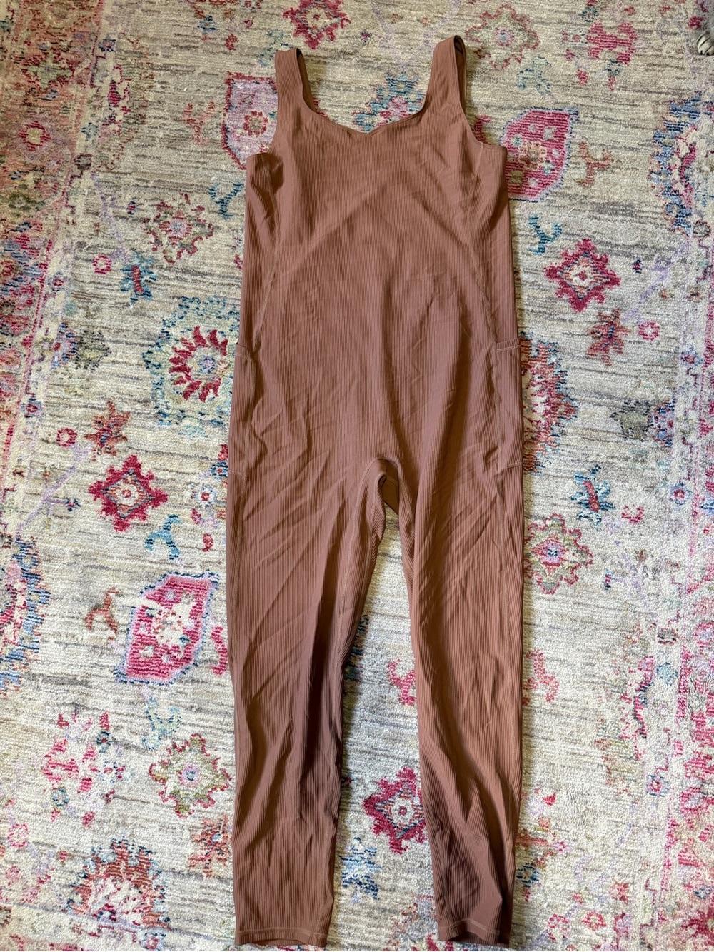 Women's Brown Sleeveless Jumpsuit